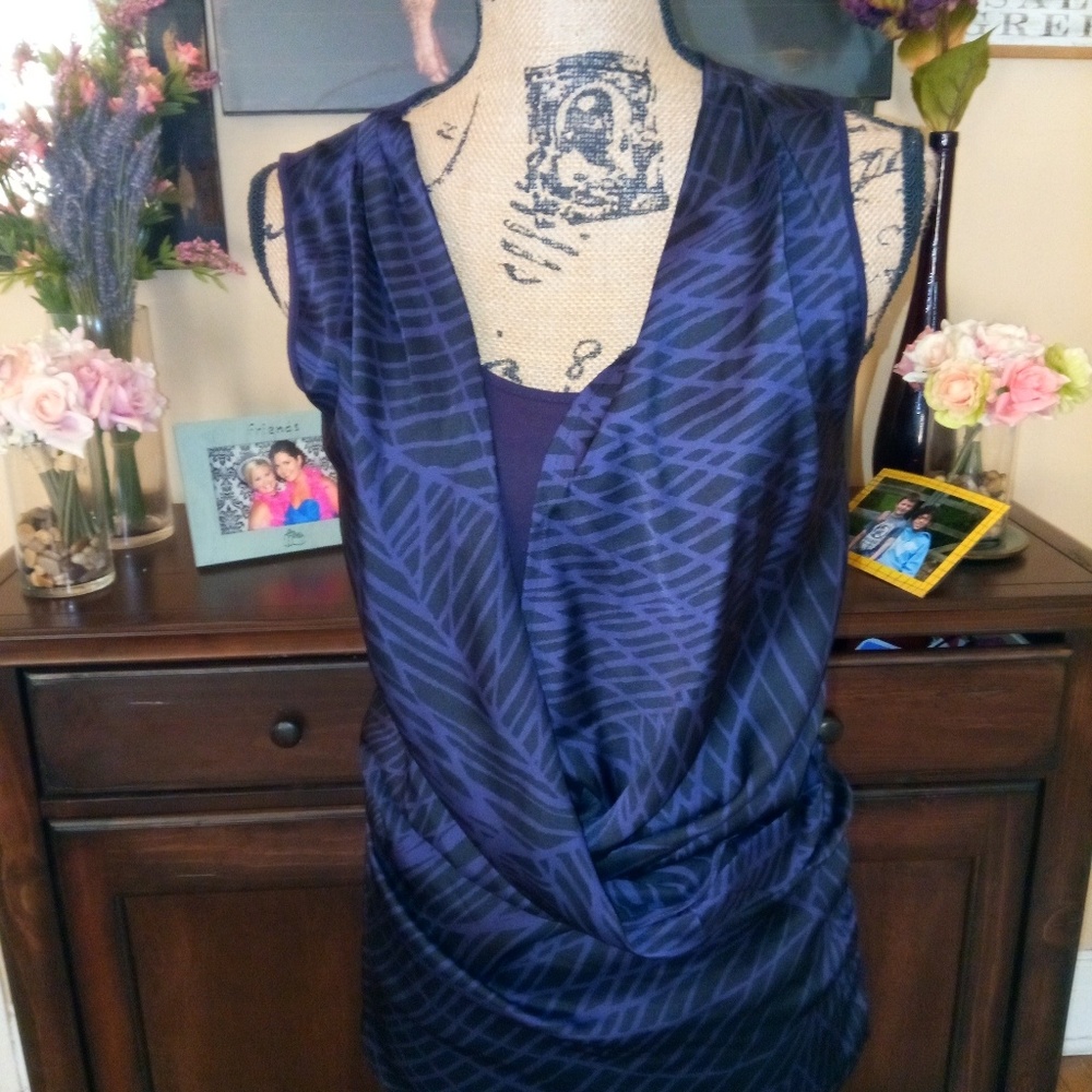 Calvin Klein draped top